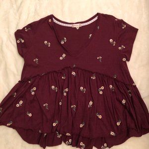 Altar'd State maroon top